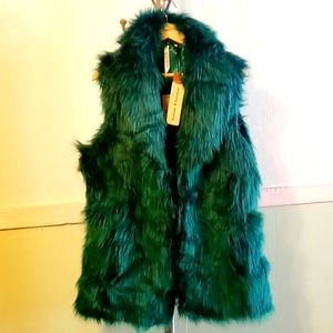 Faux fur Jacket Vest